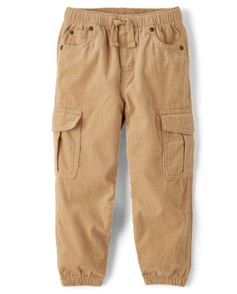 Boys Cargo Jogger Pants - Little Snowflake