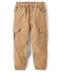 Boys Cargo Jogger Pants - Little Snowflake