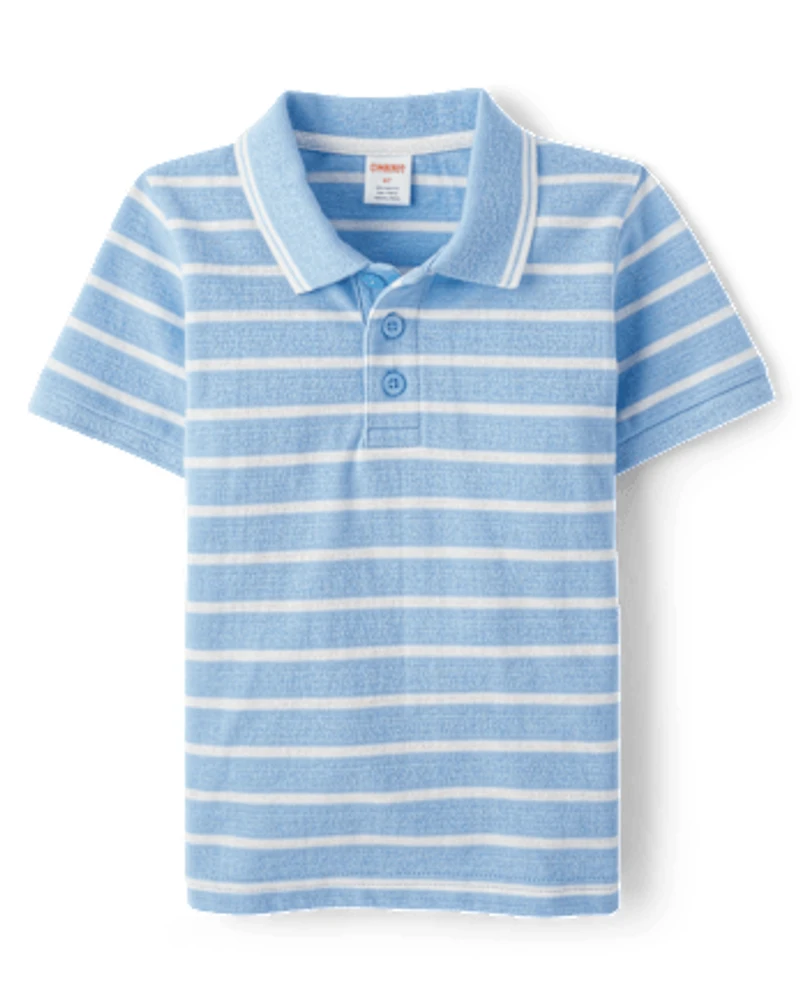 Boys Striped Polo - Little Essentials