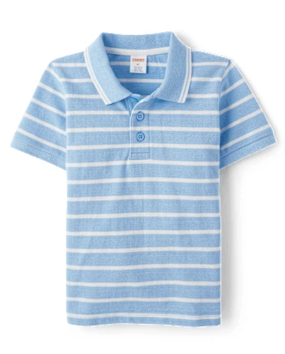 Boys Striped Polo - Little Essentials
