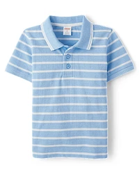 Boys Striped Polo - Little Essentials
