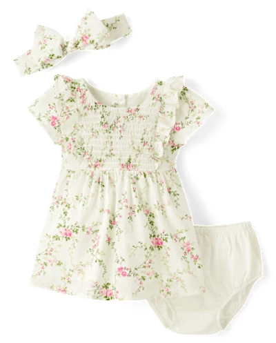 Ensemble 2 pièces robe fleurie pour bébé fille - Homegrown by Gymboree