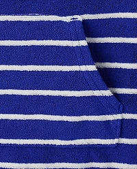 Kids Striped Hooded Cover Up - Swim