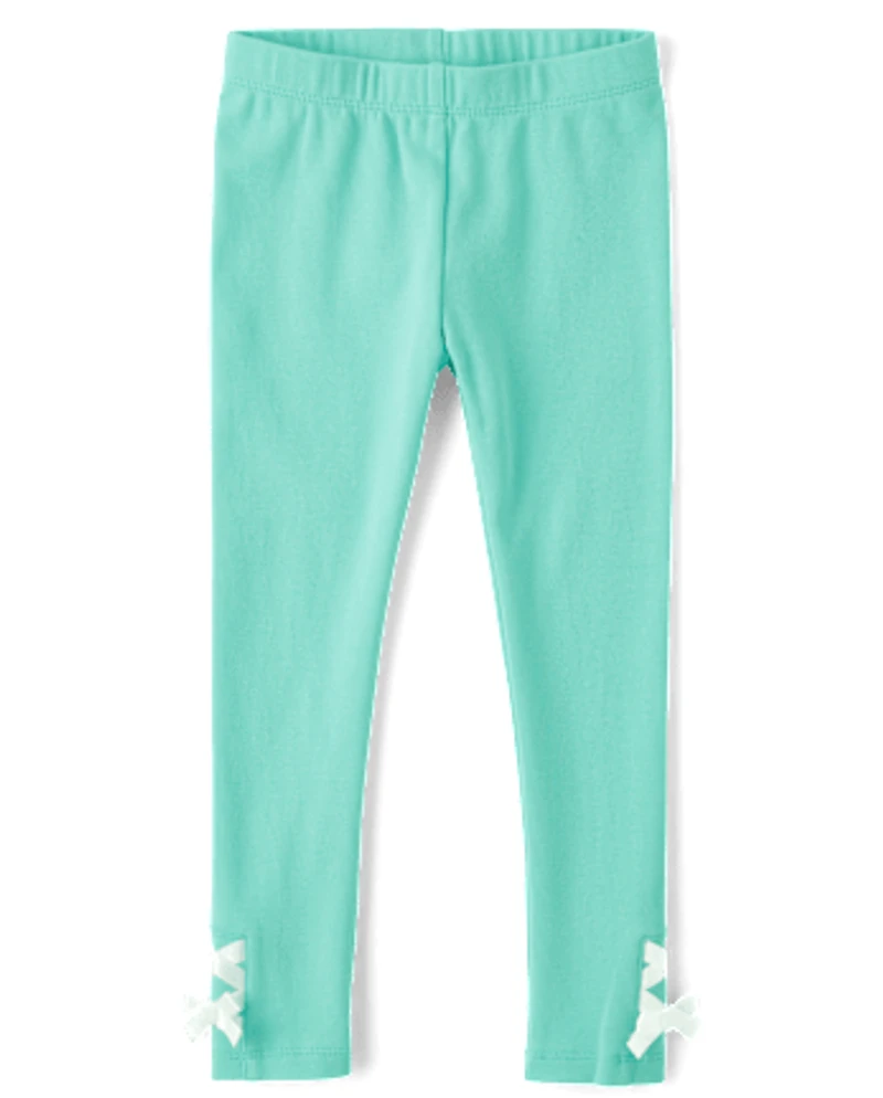 Girls Lace Up Leggings - Little Essentials