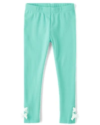 Girls Lace Up Leggings - Little Essentials