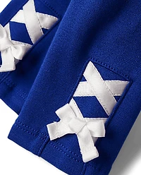 Girls Lace Up Leggings