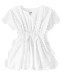 Girls Eyelet Cover-Up - Swim