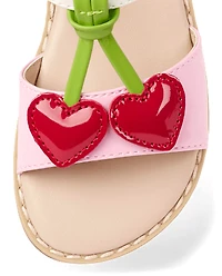Sandales cerises pour filles - Sweet Summer