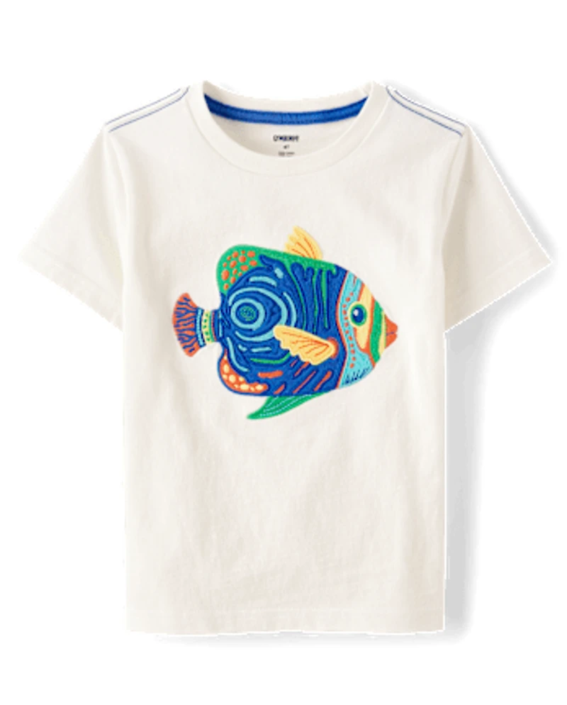 Boys Embroidered Top