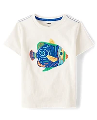 Boys Embroidered Top