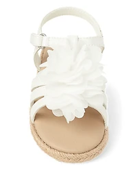 Girls Flower Sandals - Little Essentials