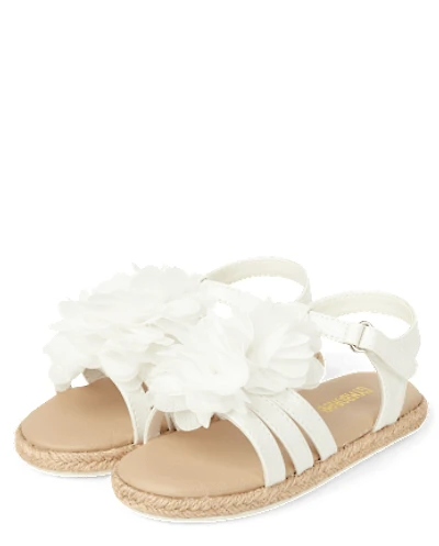 Girls Flower Sandals - Little Essentials