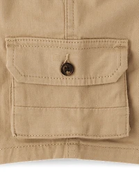 Boys Pull On Cargo Shorts - Little Essentials