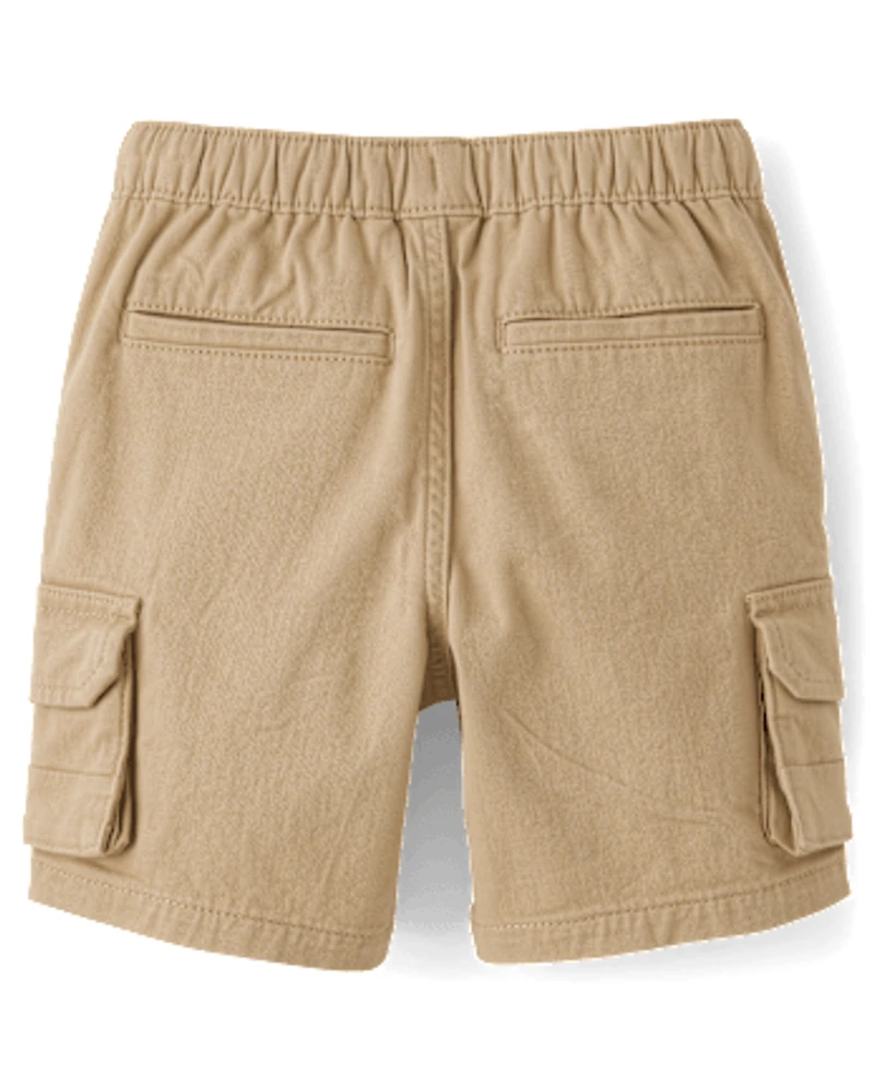 Boys Pull On Cargo Shorts - Little Essentials