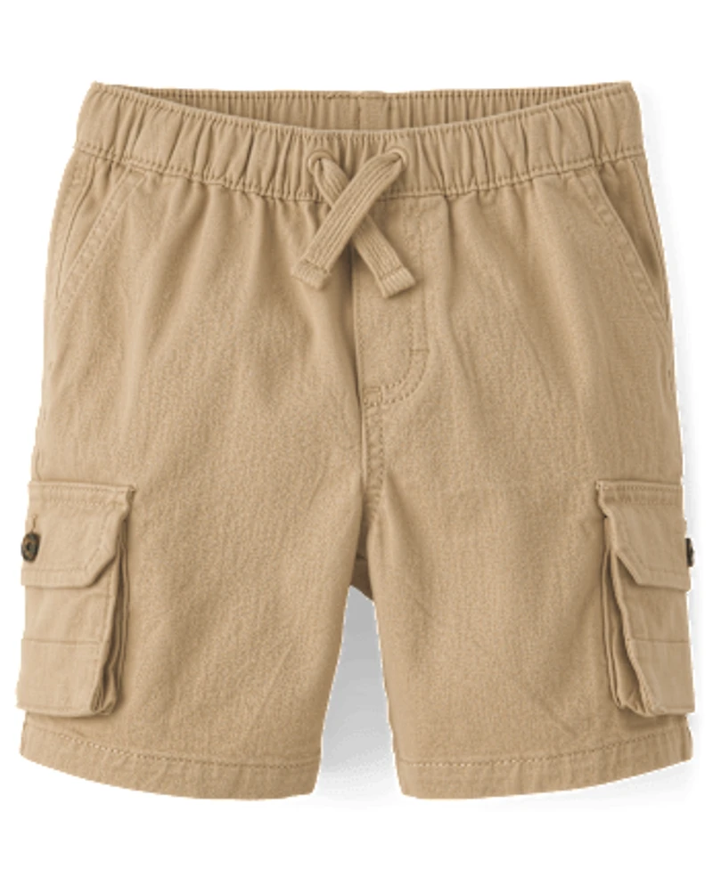 Boys Pull On Cargo Shorts - Little Essentials