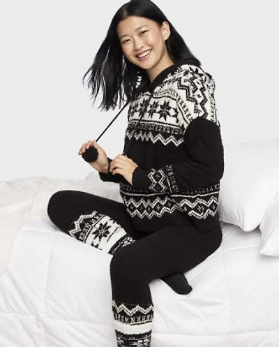 Womens Pom Cozy Pajamas