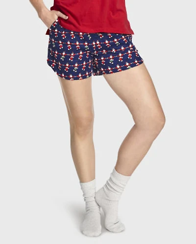 Womens Flannel Pajama Shorts