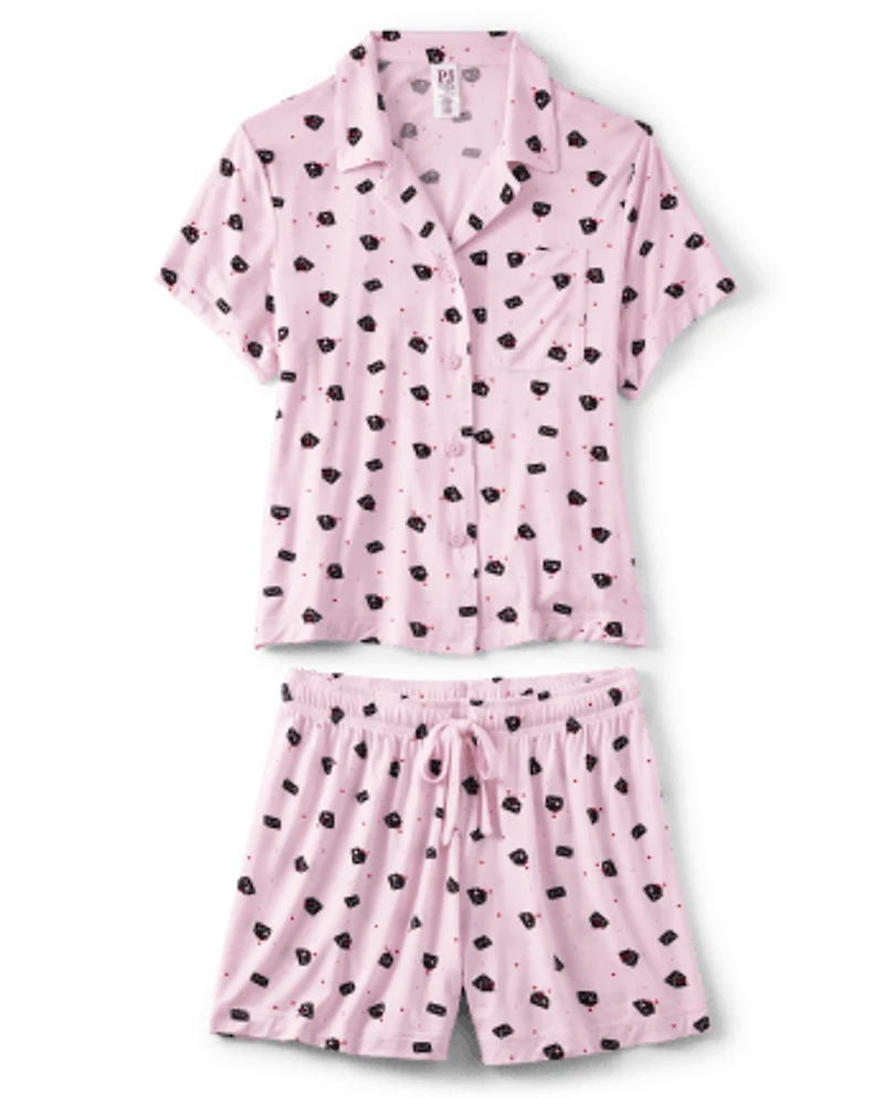Womens Love Letter Modal Pajamas