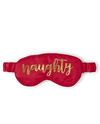 Womens Reversible Naughty Nice 2-Piece Accessory Set