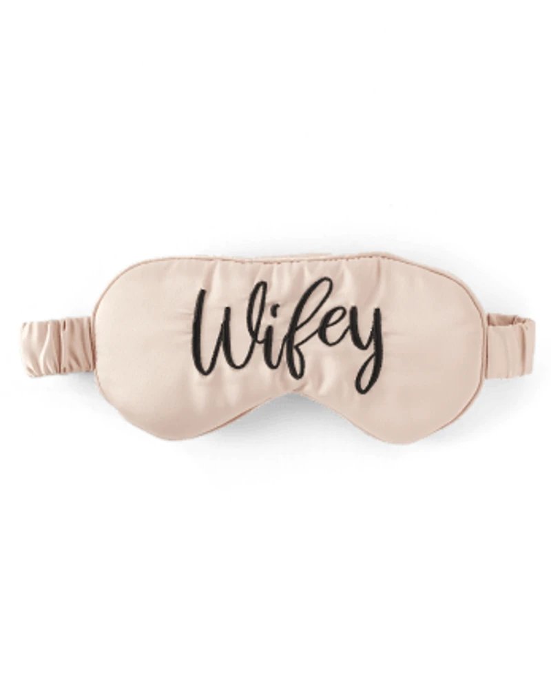 Womens Wifey Eye Mask