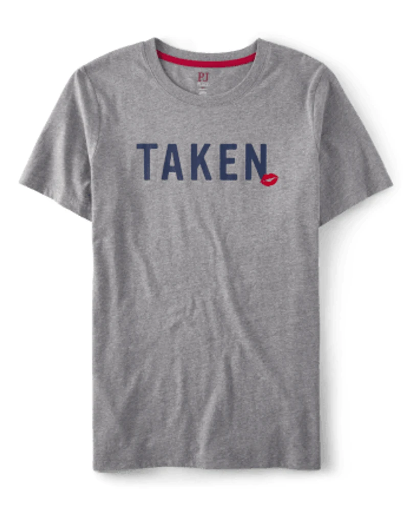 Adult Valentine's Day Graphic Sleep Tee