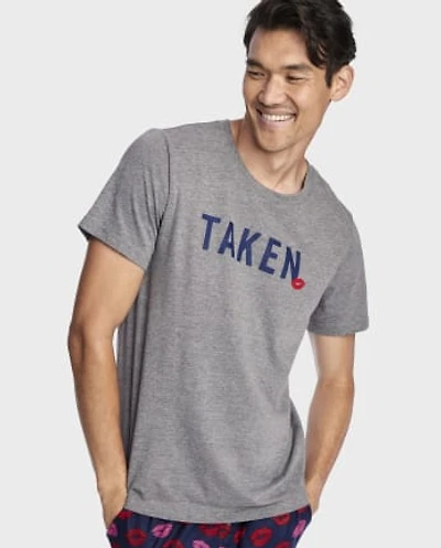 Adult Valentine's Day Graphic Sleep Tee