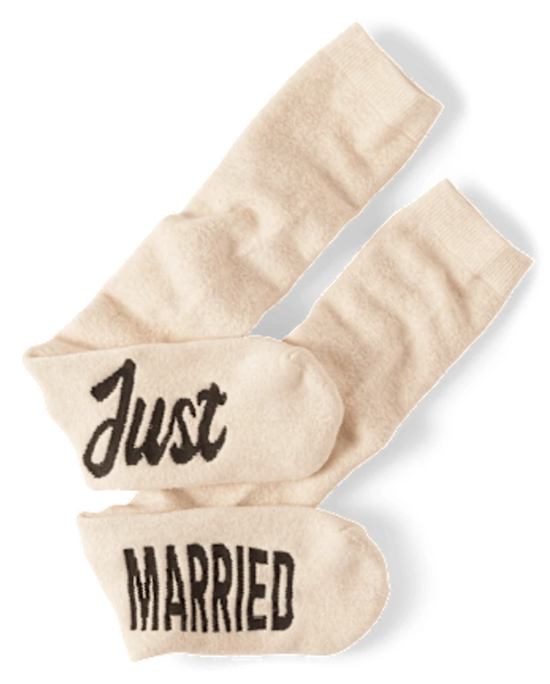 Womens Just Married Socks