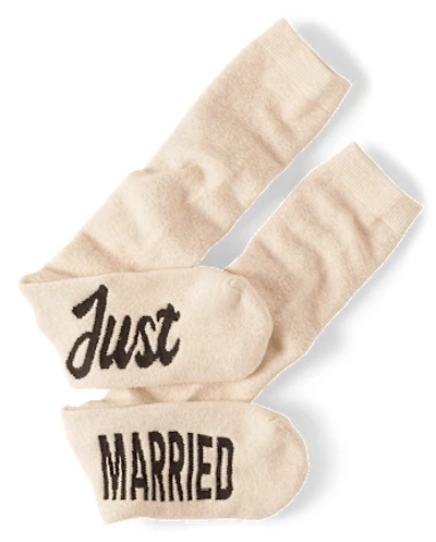 Womens Just Married Socks