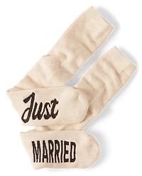 Womens Just Married Socks