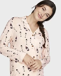 Womens Champagne Modal Pajamas