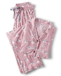Womens Snowmen Modal Pajamas