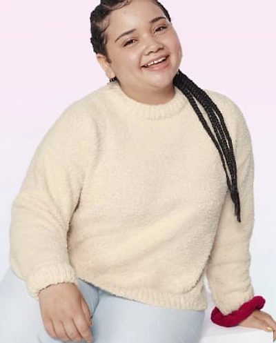 Tween Girls Cozy Marshmallow Sweater