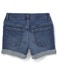 Tween Girls Denim Midi Shorts