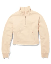 Tween Girls Fleece Half Zip Sweatshirt