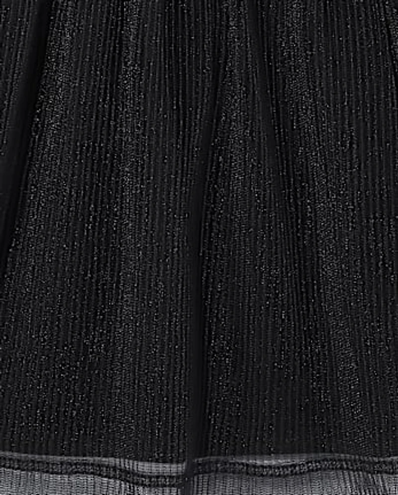 Tween Girls Mesh Pleated Skirt