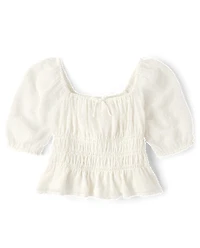 Tween Girls Smocked Top