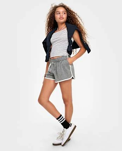 Tween Girls Contrast Dolphin Shorts