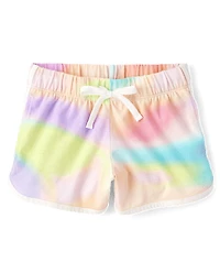 Tween Girls Tie Dye Dolphin Shorts