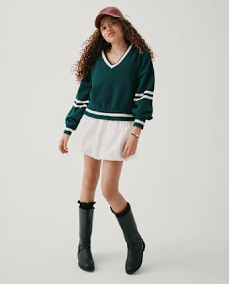 Tween Girls Varsity Sweater