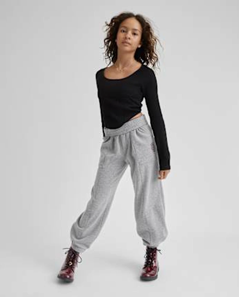 Tween Oversized Premium Fleece Joggers
