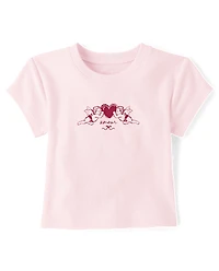 Tween Girls Graphic Baby Tee