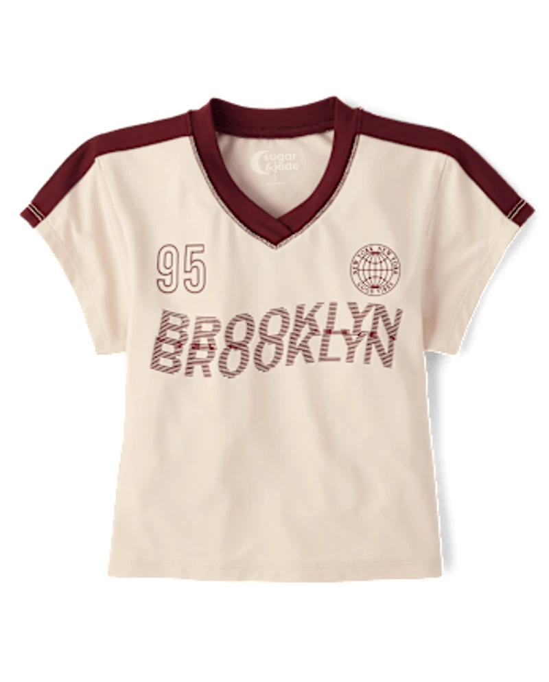 Tween Girls Quick Dry Sporty Baby Tee
