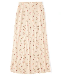 Tween Girls Floral Mesh Maxi Skirt