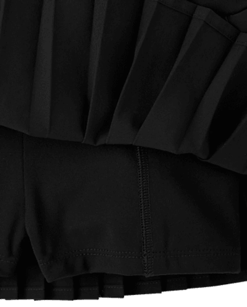 Tween Girls Quick Dry Pleated Skort