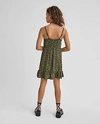 Tween Girls Floral Ruffle Dress