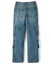 Tween Baggy Cargo Jeans