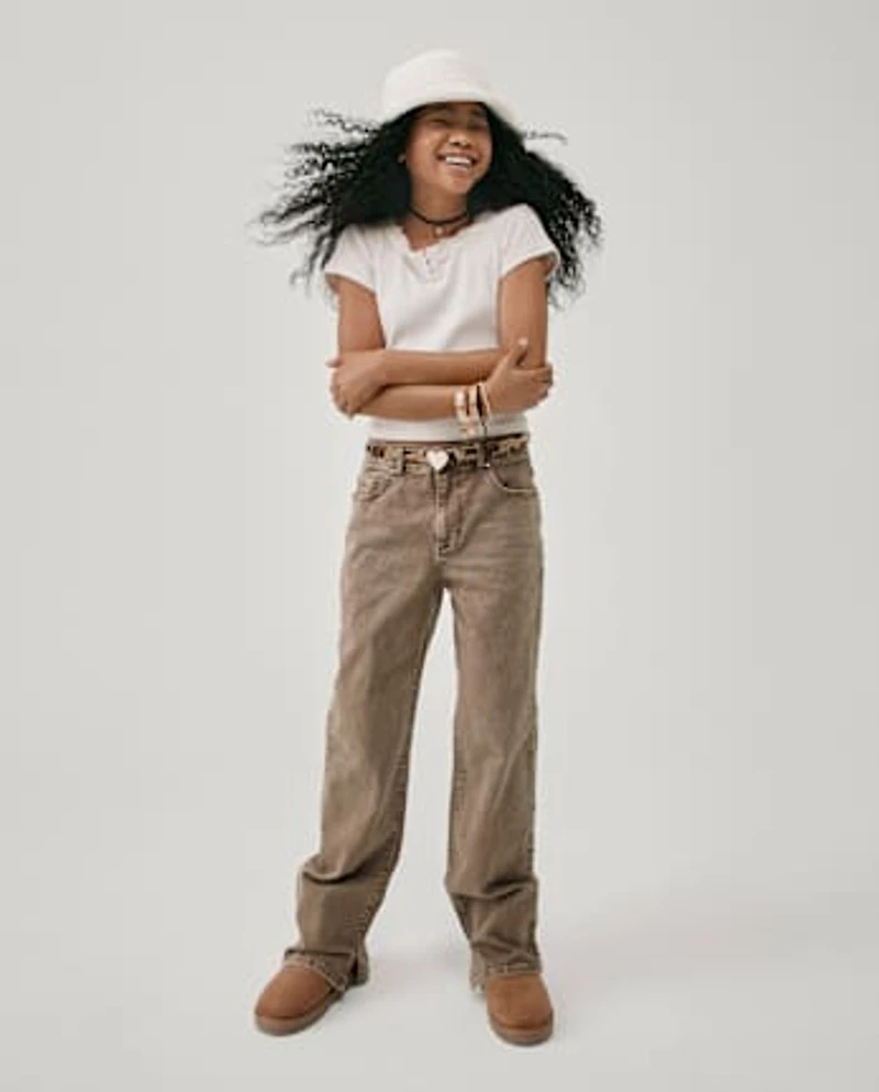Tween Girls 90s Straight Jeans
