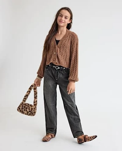 Tween Girls Baggy Barrel Jeans