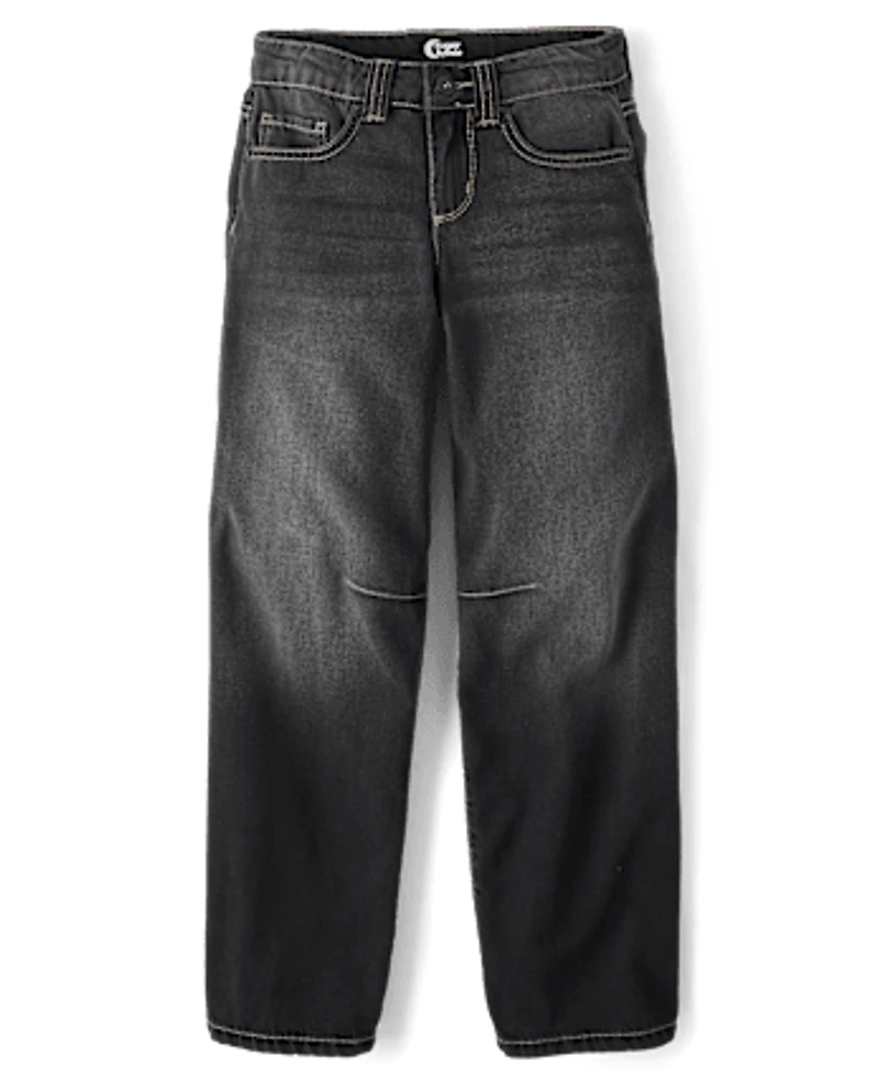 Tween Girls Baggy Barrel Jeans