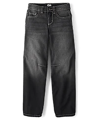 Tween Girls Baggy Barrel Jeans